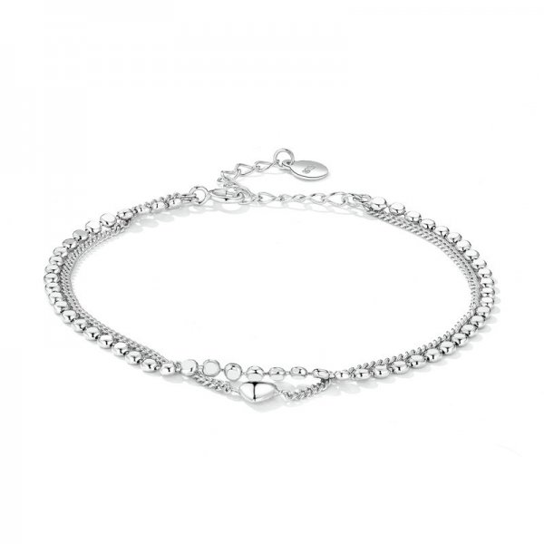 Platinum Plated Heart-shaped Fashion Jewelry