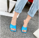 Simple and versatile high-heeled slippers